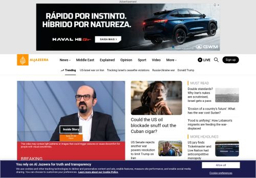 Screenshot of the audited page (Desktop 1440×900)