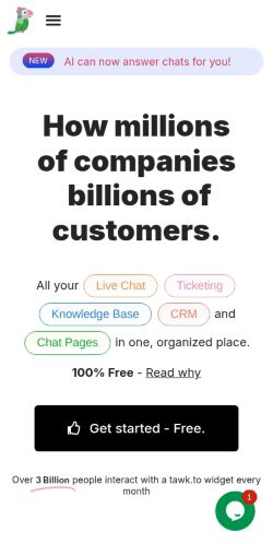 Screenshot of the audited page (Mobile 375×812)