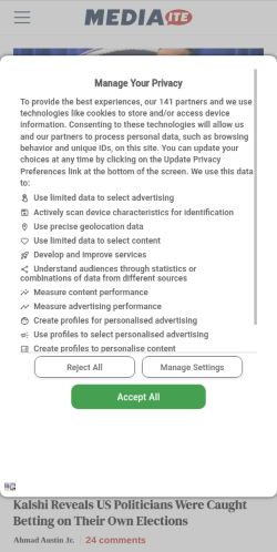 Screenshot of the audited page (Mobile 375×812)