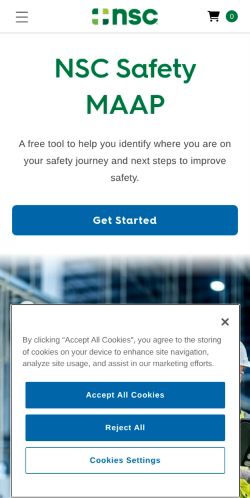 Screenshot of the audited page (Mobile 375×812)