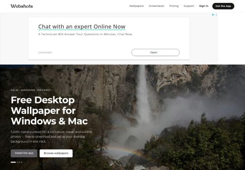 Screenshot of the audited page (Desktop 1440×900)