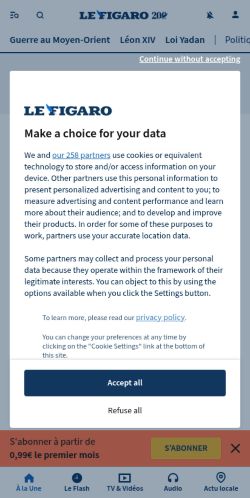 Screenshot of the audited page (Mobile 375×812)