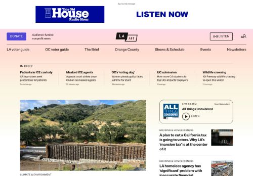 Screenshot of the audited page (Desktop 1440×900)