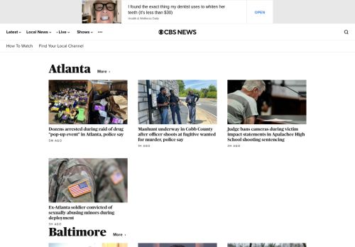 Screenshot of the audited page (Desktop 1440×900)