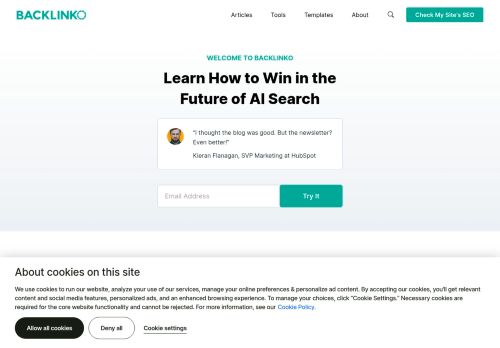 Screenshot of the audited page (Desktop 1440×900)