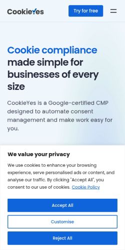 Screenshot of the audited page (Mobile 375×812)