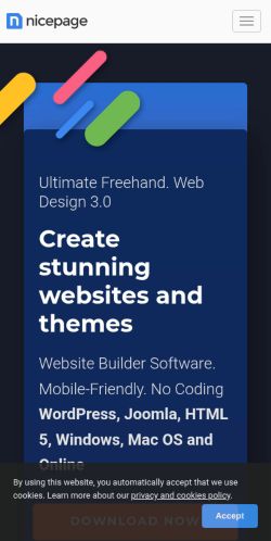 Screenshot of the audited page (Mobile 375×812)