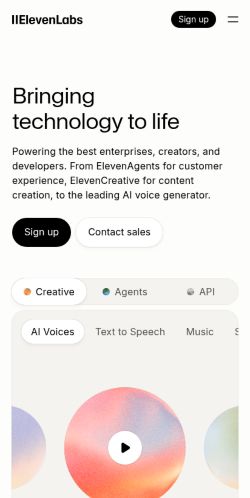 Screenshot of the audited page (Mobile 375×812)