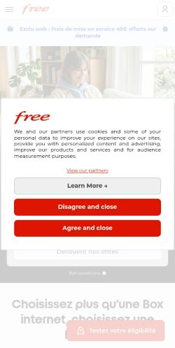 Screenshot of the audited page (Mobile 375×812)