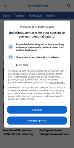 Screenshot of the audited page (Mobile 375×812)