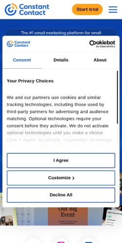 Screenshot of the audited page (Mobile 375×812)