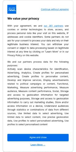 Screenshot of the audited page (Mobile 375×812)
