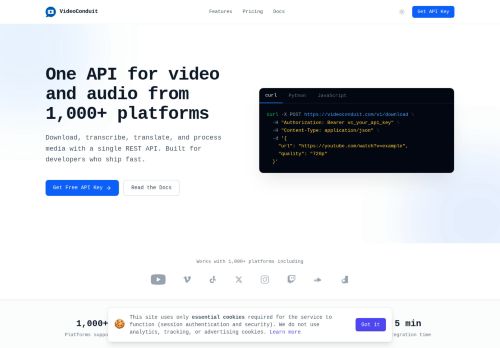 Screenshot of the audited page (Desktop 1440×900)