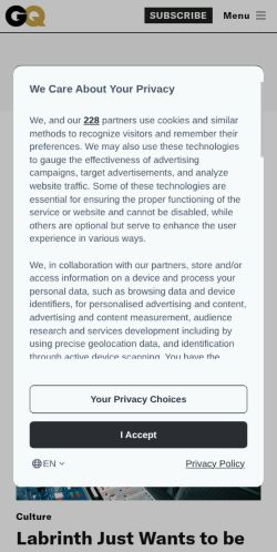 Screenshot of the audited page (Mobile 375×812)