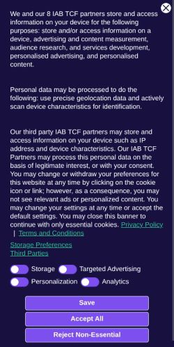 Screenshot of the audited page (Mobile 375×812)