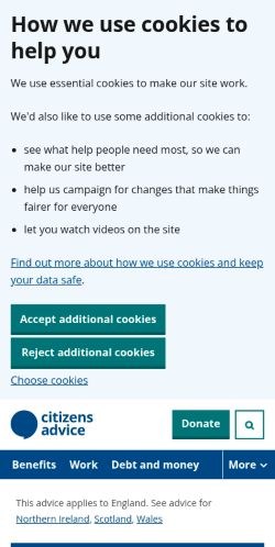 Screenshot of the audited page (Mobile 375×812)