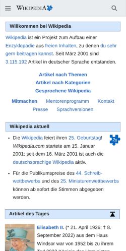 Screenshot of the audited page (Mobile 375×812)