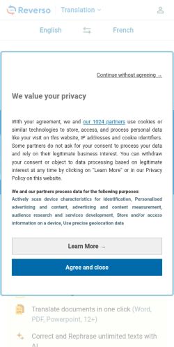 Screenshot of the audited page (Mobile 375×812)