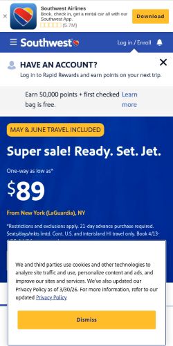 Screenshot of the audited page (Mobile 375×812)