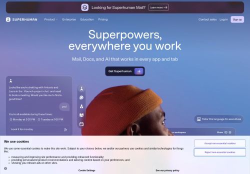 Screenshot of the audited page (Desktop 1440×900)