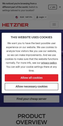 Screenshot of the audited page (Mobile 375×812)
