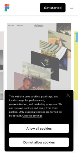 Screenshot of the audited page (Mobile 375×812)