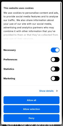Screenshot of the audited page (Mobile 375×812)