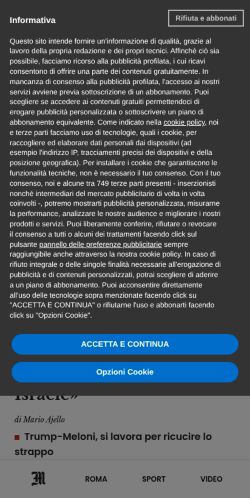 Screenshot of the audited page (Mobile 375×812)