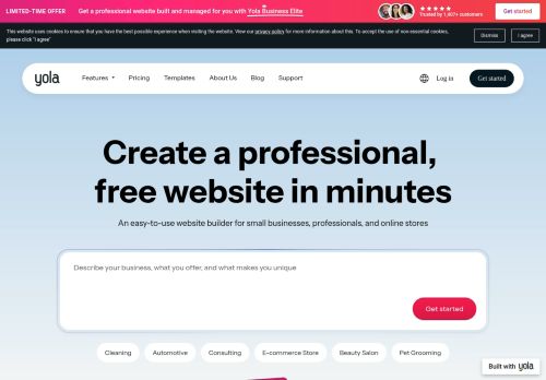 Screenshot of the audited page (Desktop 1440×900)