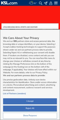 Screenshot of the audited page (Mobile 375×812)