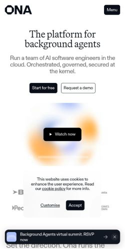 Screenshot of the audited page (Mobile 375×812)