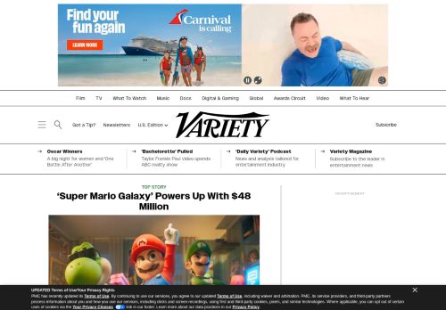 Screenshot of the audited page (Desktop 1440×900)