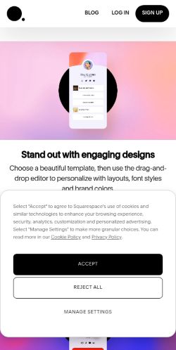 Screenshot of the audited page (Mobile 375×812)