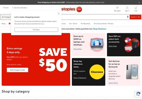 Screenshot of the audited page (Desktop 1440×900)
