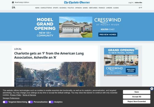 Screenshot of the audited page (Desktop 1440×900)