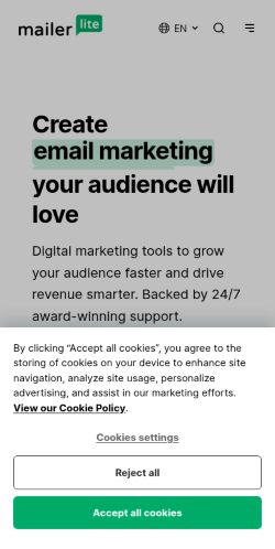 Screenshot of the audited page (Mobile 375×812)