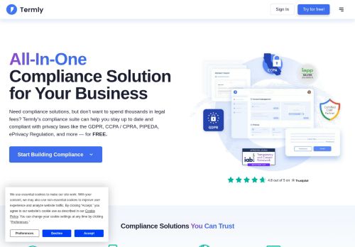 Screenshot of the audited page (Desktop 1440×900)