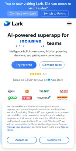 Screenshot of the audited page (Mobile 375×812)