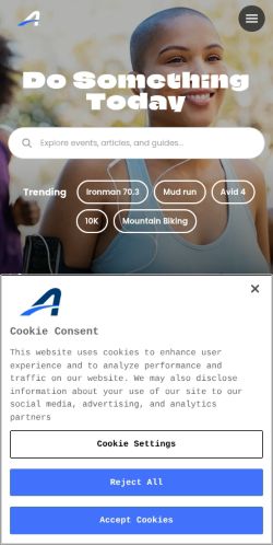 Screenshot of the audited page (Mobile 375×812)