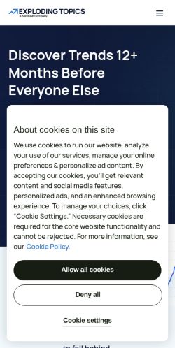 Screenshot of the audited page (Mobile 375×812)