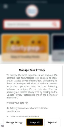Screenshot of the audited page (Mobile 375×812)