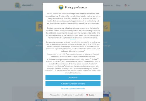 Screenshot of the audited page (Desktop 1440×900)