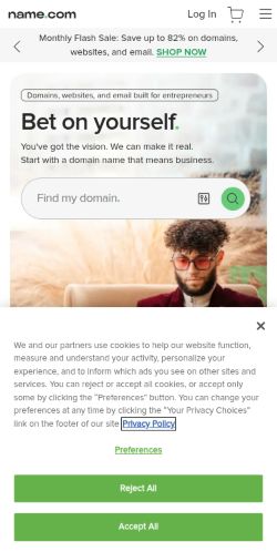 Screenshot of the audited page (Mobile 375×812)