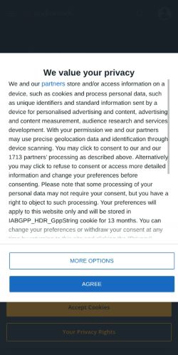 Screenshot of the audited page (Mobile 375×812)