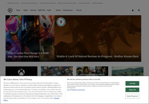 Screenshot of the audited page (Desktop 1440×900)