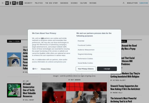 Screenshot of the audited page (Desktop 1440×900)