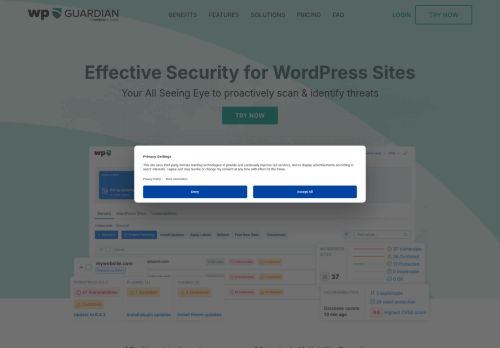 Screenshot of the audited page (Desktop 1440×900)