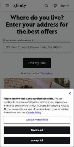 Screenshot of the audited page (Mobile 375×812)