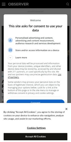 Screenshot of the audited page (Mobile 375×812)