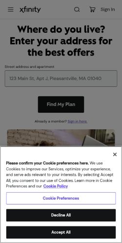 Screenshot of the audited page (Mobile 375×812)